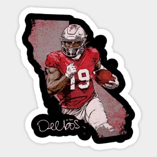 Deebo Samuel San Francisco City Map Sticker